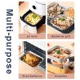 thumbnail image 4 of 30-Pack Disposable Aluminum Foil Trays 16x16x4cm Oven & Grill Pans High-Temp Baking,Roasting & BBQ Use Metal Food-Grade Material, 4 of 6