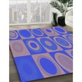 thumbnail image 2 of Ahgly Company Indoor Rectangle Patterned Balloon Blue Area Rugs, 2' x 5', 2 of 6