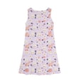 thumbnail image 4 of LTTVQM Easter Dresses for Girls 2026 Bunny Egg Graphic Cute Sleeveless Sundress Soft Crew Neck Midi Dresses Lightweight A-Line Dresses Light Purple 9-10 Years, 4 of 5