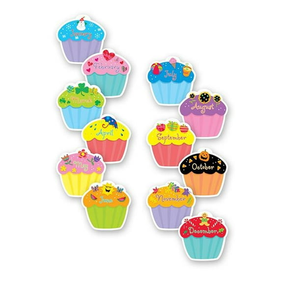 Creative Teaching Press CTP1795-3 Cupcakes Designer Découpes - Pack de 3