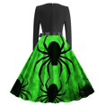 thumbnail image 2 of Dress for Women,Long Sleeve Dress for Women,Womens Fashion Casual Printing Long Sleeve Round-Neck Dress,Long Sleeve Dress,Casual Dress for Women, 2 of 3