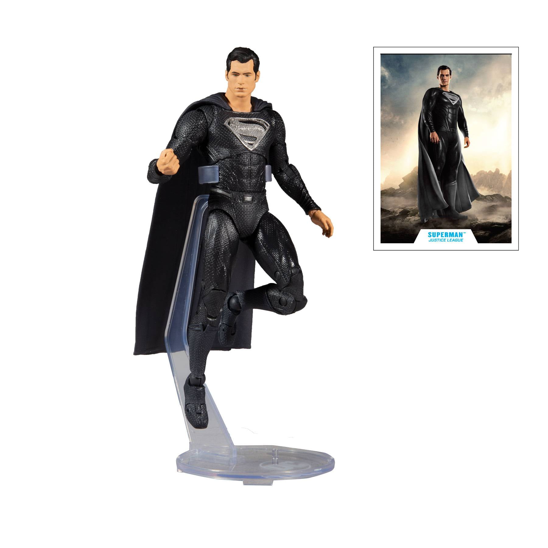 McFarlane Toys DC Multiverse Justice League 2021 Superman Black Suit 7" Action Figure for sale online 
