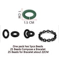 thumbnail image 2 of Cuentas de goma dura de arcoíris para pulsera, abalorios de moda para mujeres y hombres, fabricación de joyas Unisex europeas, 2021, 2 of 4