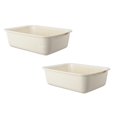 thumbnail image 1 of Shower Soap Dish With Hook 2 In 1 Kitchen Strainer Colander Set Household Double Layer Drainer Vegetable Washing Bowl Multifunctional Fruits Drain Basket Organizer Drain Basket Vegetable Gray, 1 of 4