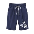 thumbnail image 4 of Aqestyerly Pantalon Capri en Coton et Lin Imprimé d'Été pour Femme, Tenue Décontractée, Très Grand, 4 of 6
