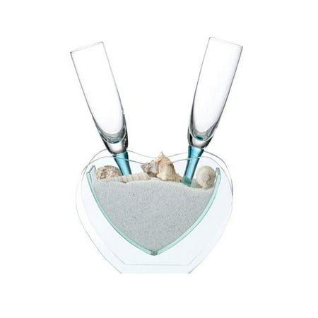 Lillian Rose Toasting Glasses - Lillian Rose Coastal Sand Toasting Glass