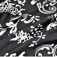 thumbnail image 3 of Home Soft Things Printed Microfiber Valance - LA Boheme 2 Piece Set - Black - 60" x 18", 3 of 5