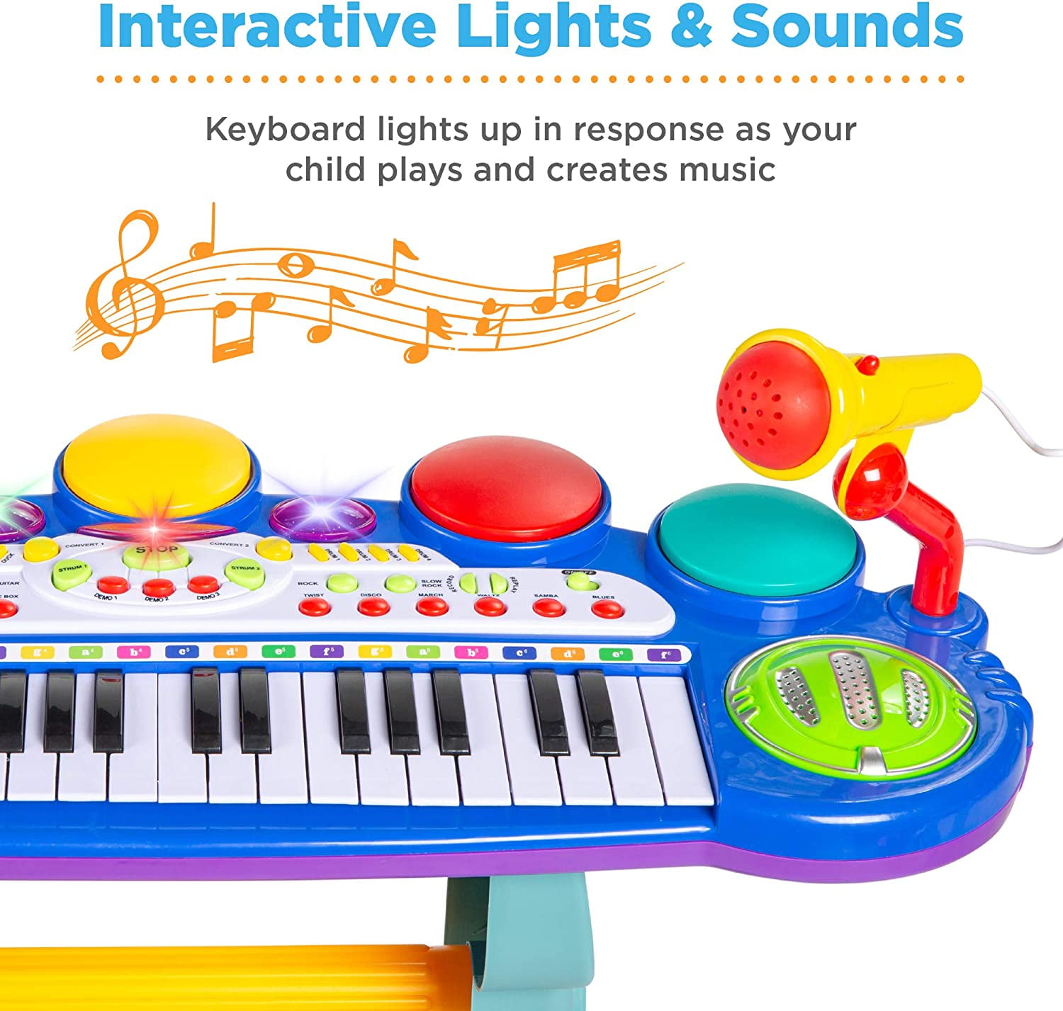 37 jogos de música eletrônicos para crianças, piano musical, brinquedo,  teclado musical, sintético, instrumento musical, piano keybaord
