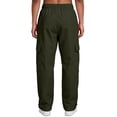 thumbnail image 5 of GrmtClth Men's Cargo Sweatpants Pants Wide Leg Sweat Pants Fall Baggy Y2K Parachute Pants with Pockets Army Green M, 5 of 6