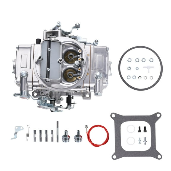 MaXpeedingrods BR-67277 4 Barrels Carburetor 650 CFM 4BBL Carb for 4150 Diecast Carburetor, Manual Choke