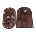 thumbnail image 3 of Bag Making Set Sewing PU Leather Bag Bottom Shaper Pad Knitting Bag Bottoms Coffee, 3 of 9