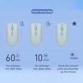 thumbnail image 3 of Mouse, 2.4G Slim Portable Computer Mouse,1600DPI,Rechargeable USB Mouse For Desktop, Notebook,PC, 3 of 8