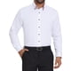thumbnail image 1 of Camisas de vestir formales de hombre de estilo CHIC INSPIRAR con cuello de colores contrastantes y manga larga, botón hacia abajo, S blanca, 1 of 6
