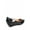 Black, variant on Fisher-8 Women's Slip On Patent Round Toe Low Wedge Heel Pump Shoes ( Black, 7.5 )