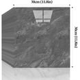 thumbnail image 2 of Waterproof Plastic Marble Tile,12pcs Self Adhesive Marble Tile for Wall,QZS Waterproof Shower Wall Panels,Back Splash Stick on Sheets,Gray, 2 of 6