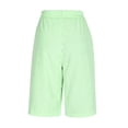 thumbnail image 6 of Paiwinds Women's Casual Stripe Wide Leg Shorts with Pockets, Elastic Waist, Stretchy Nylon Spandex, Loose Fit Summer Shorts, Multiple Colors., 6 of 8