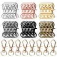 thumbnail image 1 of Yuarrent Juego de 56 Uds. De cierres giratorios, ganchos a presión de Zinc, accesorios de alta resistencia, gancho colgante, joyería, llavero, Artesanía, 1 of 6