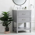 thumbnail image 2 of 24 inch Single Bathroom Vanity in Grey, 2 of 14
