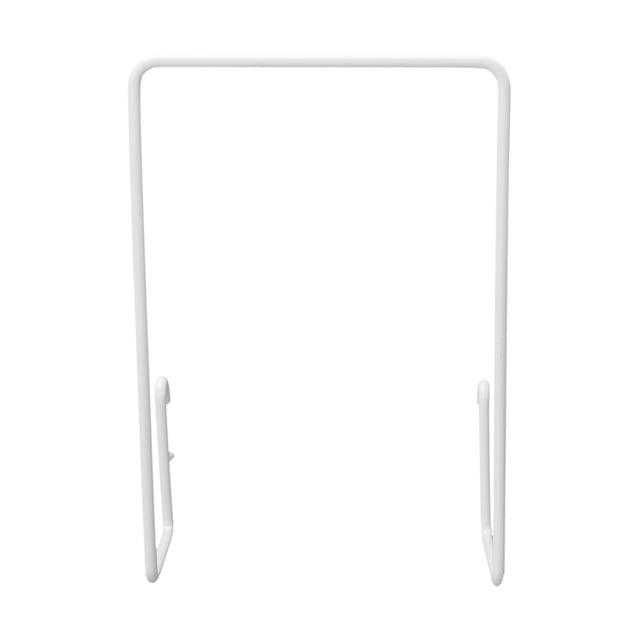 FESTFENDS 1Pack Multifunctional Pegboard Shelf Iron White for Home Storage and Organization