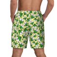 thumbnail image 2 of Haiem Cartoon Frogs Mens Swim Trunks with Compression Liner 2 in 1 Swimming Shorts Stretch Swimwear Quick Dry,Board Shorts-3X-Large, 2 of 9
