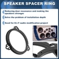 thumbnail image 3 of Anillo espaciador de altavoz Unique Bargains para tweeter para FORD FIESTA 2 Set, 3 of 7