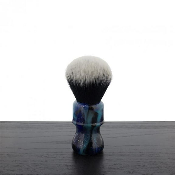 Yaqi SB-YAQ-020 Yaqi Mysterious Space Tuxedo Synthetic Shaving Brushes, Fan R1731S1F