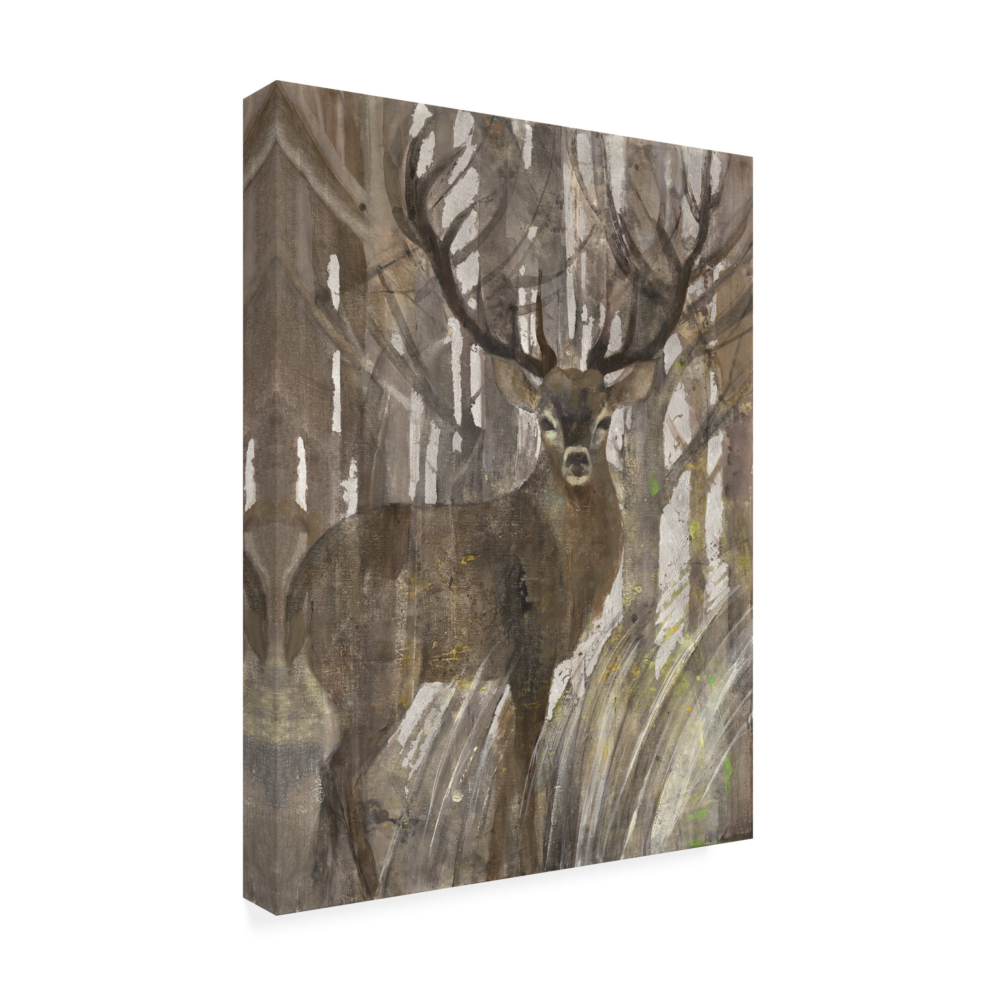 Trademark Fine Art 'The Guardian Deer' Canvas Art by Albena Hristova