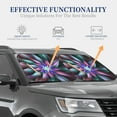 thumbnail image 4 of Gaeub Colored Abstract Foldable Auto Sun Blocker Visor, Sunshade for Car Front Window, Keeps Your Vehicle Cool - Medium, 4 of 7