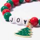 thumbnail image 5 of Pulsera elástica con cuentas y letras rotas para regalo de San Valentín y Navidad. Detergente para detergente., 5 of 5