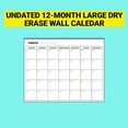 thumbnail image 3 of 12 Month Blank Planner Daily Refills Magnetic Dry Erase Wall Calendar Whiteboard, 3 of 4