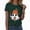 Dark Green, variant on TOWED22 Teacher Halloween Shirt for Womens Read More Books Tshirt Spooky Ghost Shirts Graphic Tee Funny Cute Short Sleeve Tops(Dark Green,S)