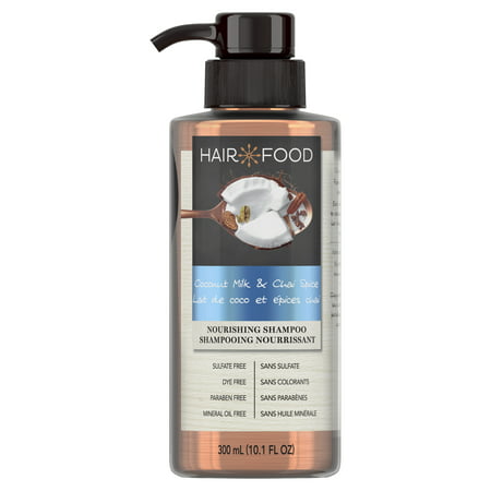 Hair Food Coconut & Chai Spice Sulfate Free Shampoo, 300 mL, Dye Free (Best Food For Hair Fall Control)