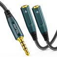 thumbnail image 1 of Divisor de auriculares SOLMIMI de 3,5 mm, 4 polos, macho a dos TRRS Fem, 1 of 6