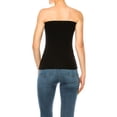 thumbnail image 3 of Women's 3-Pack Tube Tops ? Elastic Top Lightweight Stretchy Fit, 3 of 4