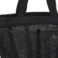 thumbnail image 3 of de de malla portátil, bolsa de almacenamiento, accesorios de aseo, neceser, Negro Sharpla Estuche de maquillaje, 3 of 4
