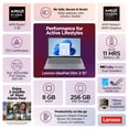 thumbnail image 2 of Lenovo IdeaPad Slim 3 15" Laptop, AMD Ryzen 3, 8GB RAM, 256GB SSD, Artic Grey - 3 Months of Microsoft 365 Personal included, 2 of 10