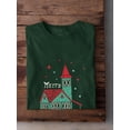 thumbnail image 3 of Storybook Style Xmas Cabin T-Shirt Men -Image by Shutterstock, Male Medium, 3 of 4
