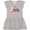 AC-Heather Grey, variant on Inktastic Baby Stay Wild Moon Child Crescent Moon with Flowers Girls Toddler Dress