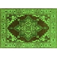 thumbnail image 1 of Ahgly Company Indoor Rectangle Oriental Green Industrial Area Rugs, 8' x 12', 1 of 4