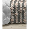 thumbnail image 3 of Woodsy Down Alternative Comforter, Friendly Woodland Creatures Mushrooms and Plants in Cartoon Style, Microfiber Quilt for All Season, 5 Sizes, Multicolor, by Ambesonne, 3 of 3
