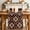 Brown, variant on Dark Brown Rectangle Dining Table Runner, Tribal Retro Classic Geometric Abstract Washable Table Runners Kitchen Coffee Table Center Decor for Home Party Holiday Wedding 13 x 36 Inches