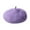 Purple, variant on Angala Kids Autumn And Winter Vintage Solid Color Warm Beret Pumpkin Hat Woolen Beret Cute Lightweight Babys Hats