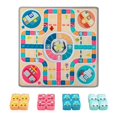thumbnail image 2 of Juegos Multifuncionales Juguetes Juguetes Regalos Juegos de Dados de Ajedrez Padre-Child Ajedrez para Adultos Sunnimix Ajedrez volando, 2 of 8