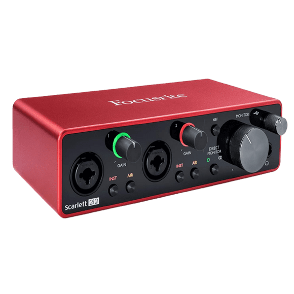 Interface De Audio Focusrite Scarlett 2i2 Dos Canales 3ra Generacion FocusRite SCARLETT-2I2-GEN3