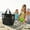 2# Black, variant on myvepuop Food Storage Foldable Tote Handbag Large Trolley Clip To Cart Grocery Reusable Shopping Bags Food Storage Bags Clip To Cart Supermarket Bags Green One Size