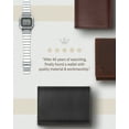 thumbnail image 3 of Trifold Wallets For Men RFID - Leather Slim Mens Wallet With ID Window Front Pocket Wallet Gifts For Men, 3 of 6