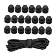 thumbnail image 1 of cerraduras de cordón,cerraduras de cordón final tope de resorte tapones de palanca,cerraduras de cordón de plástico para cordones de zapatos cordones,cordón elástico de nailon elástico, 1 of 8