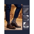 thumbnail image 6 of Deago 2 Pairs Mens Ultra Thin Sheer Dress Socks Soft Nylon Mid Calf Silky Transparent Summer Cool Business Socks Work Trouser Sox, 6 of 7