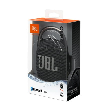 JBL - CLIP4 Portable Bluetooth Speaker - Gray