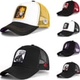thumbnail image 2 of Nuevo Anime dibujos animados todos los estilos gorra de béisbol de algodón Snapback hombres mujeres Hip Hop papá gorro de camionero de punto Dropshipping hola suerte  unisex, 2 of 2
